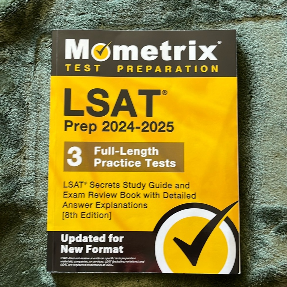 LSAT study guide by Mometrix